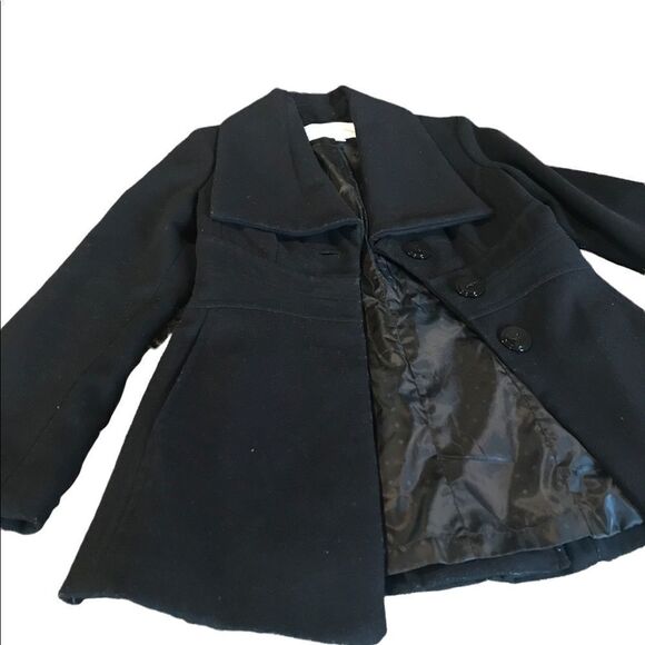 Jessica Simpson Pea Coat size medium lined wool excellent condition see pics - Picture 2 of 5